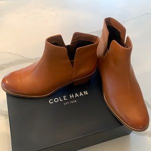 Brand new never worn Cole Haan ankle boots!